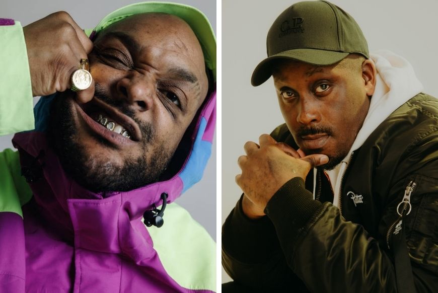 Donae'o on the left and Kenny Allstar on the right